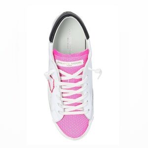 Philippe Model fuchsia low woman’s Broderie shoes size 8, worn